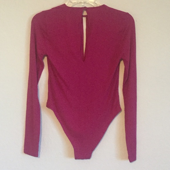 TOPSHOP Keyhole Ribbed Bodysuit from Nordstrom - Picture 4 of 4